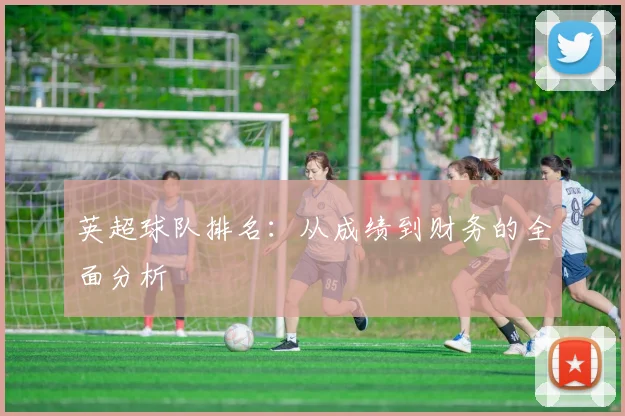 英超球队排名：从成绩到财务的全面分析